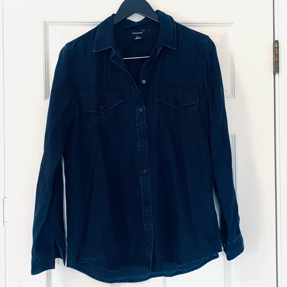 Club Monaco denim button up shirt